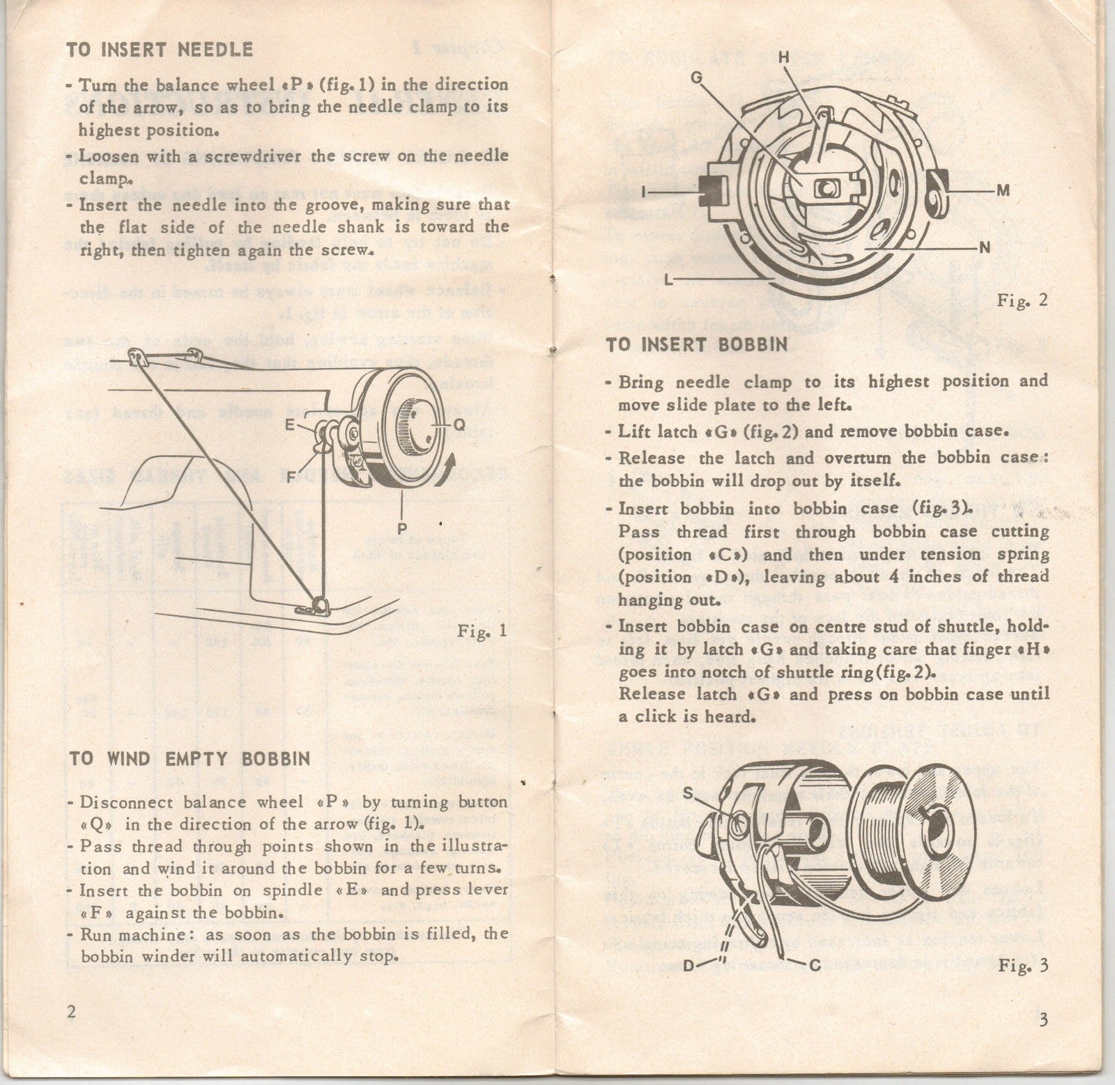 NECCHI 512 Sewing Machine Instruction Manual - STEEL WIRE BOUND - TOUGH COVERS