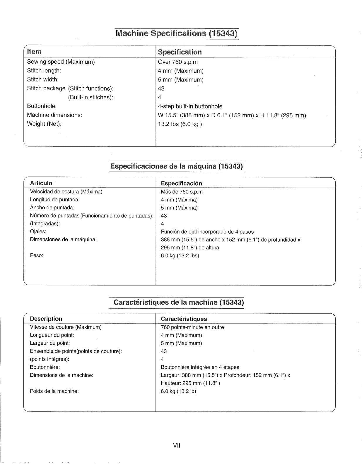 KENMORE 38515343 Sewing Machine Manual - STEEL WIRE BOUND - PROTECTIVE COVERS