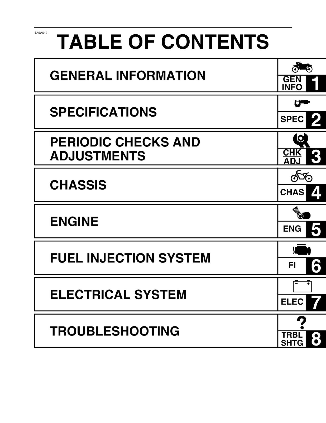 YAMAHA XV1700P XV1700PC Warrior Motorcycle Service Manual 2002, FOLDOUTS