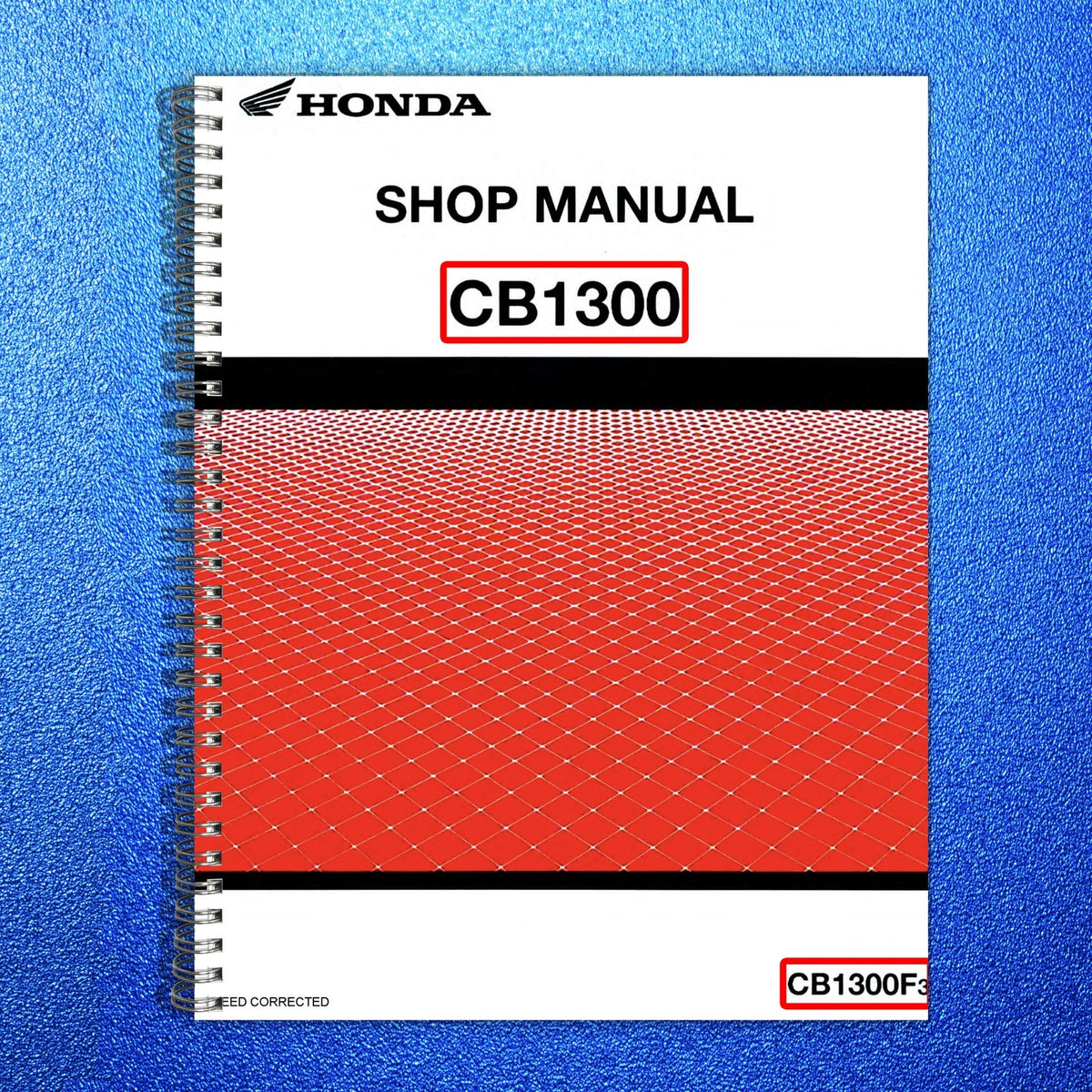 HONDA CB1300 CB1300F3 S A SA Service & Operators Manual BUNDLE - WIRE BOUND