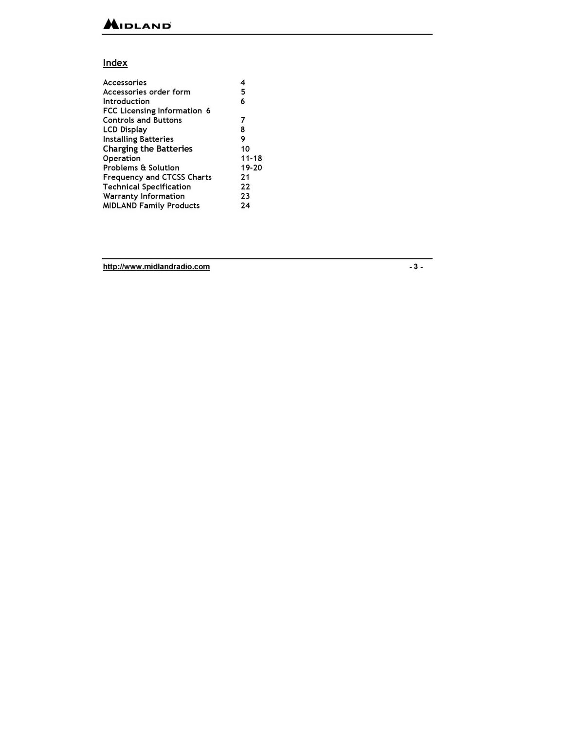 MIDLAND GXT-250 GMRS FRS Radio Owners Manual - STEEL WIRE BOUND - TOUGH COVERS