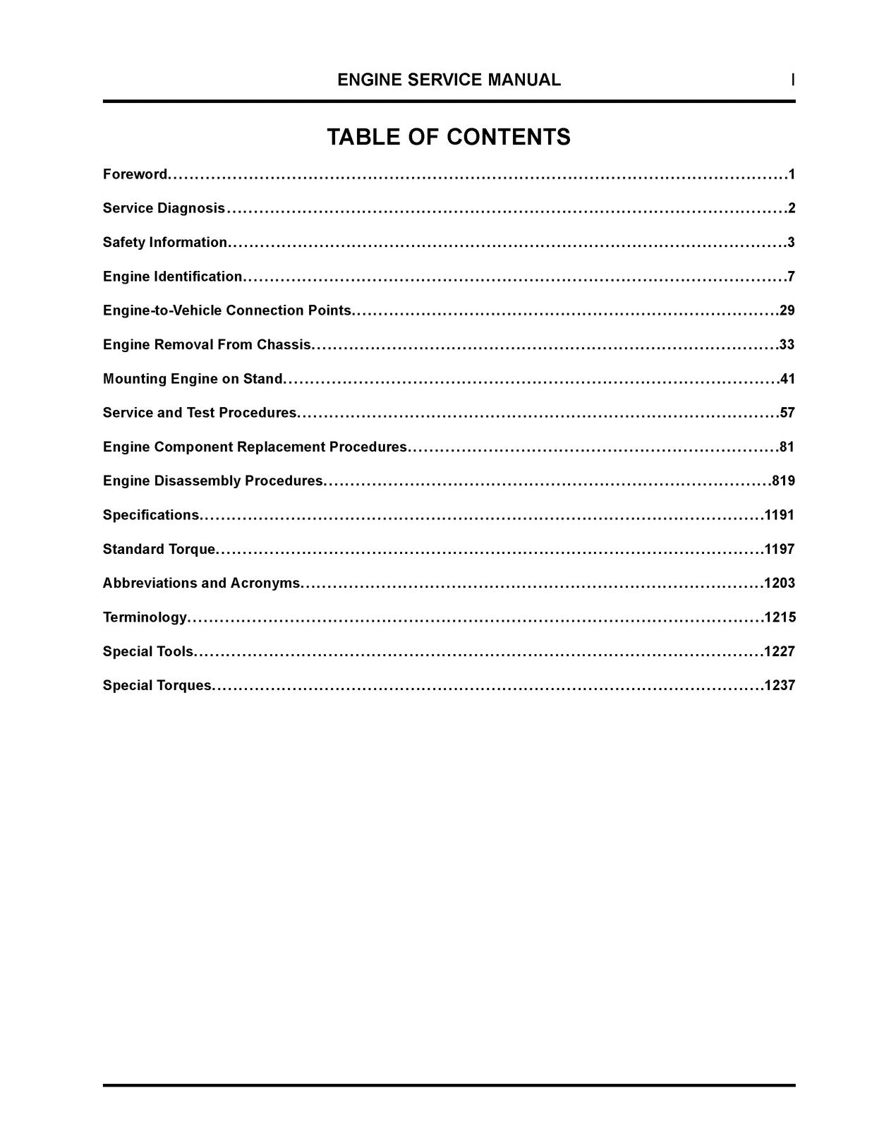 INTERNATIONAL N13 2015 Spec Engine Service Manual 2015 - WIRE BOUND - COVERS