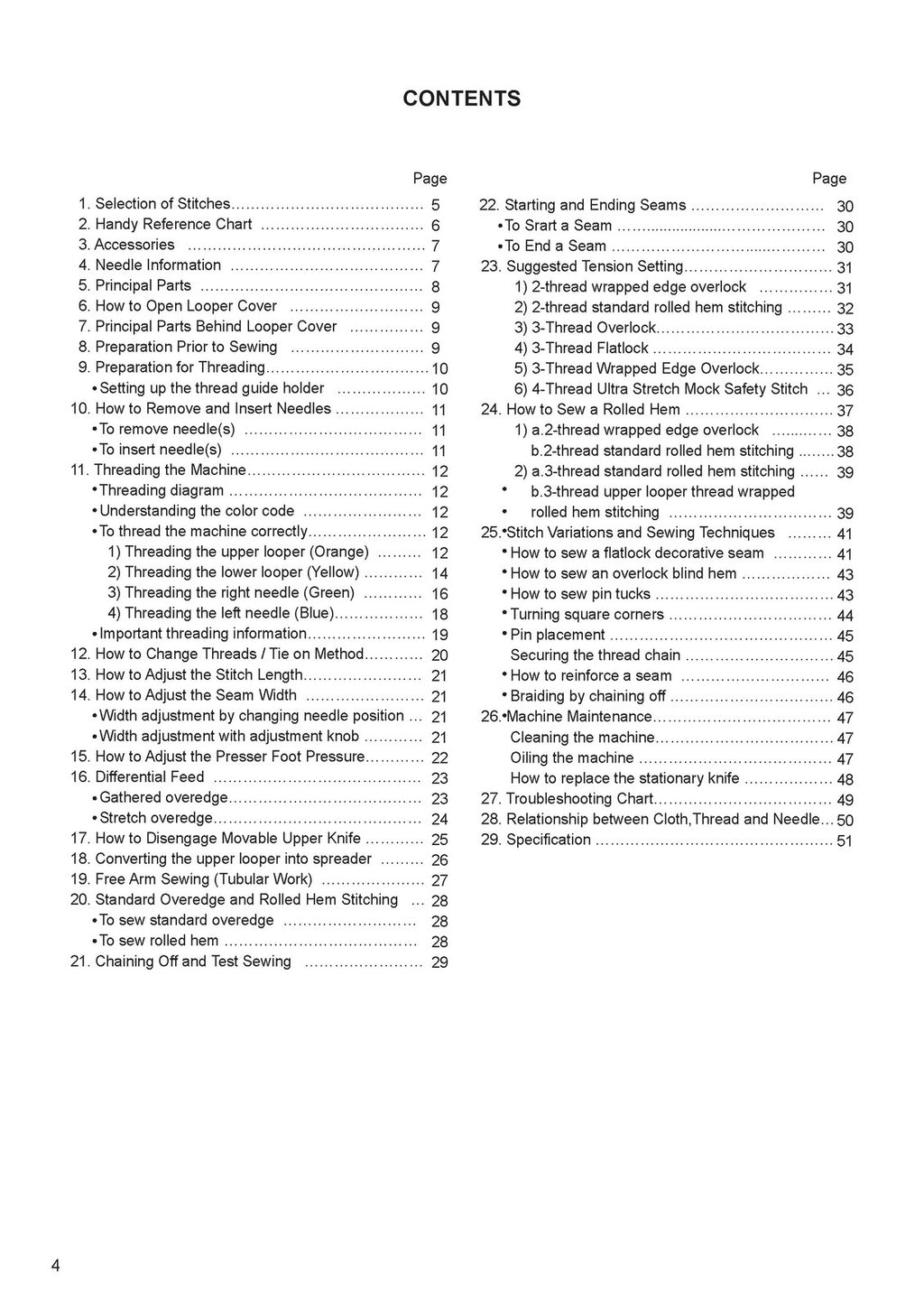 SINGER Heavy Duty Serger HD0400S Instruction Manual - WIRE BOUND - TOUGH COVERS