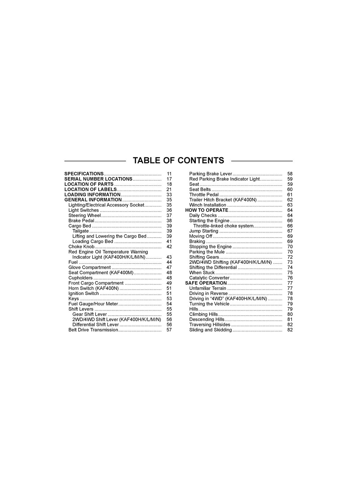 KAWASAKI Mule SX 4x4 SE Owners Manual 2017 - STEEL WIRE BOUND - TOUGH COVERS