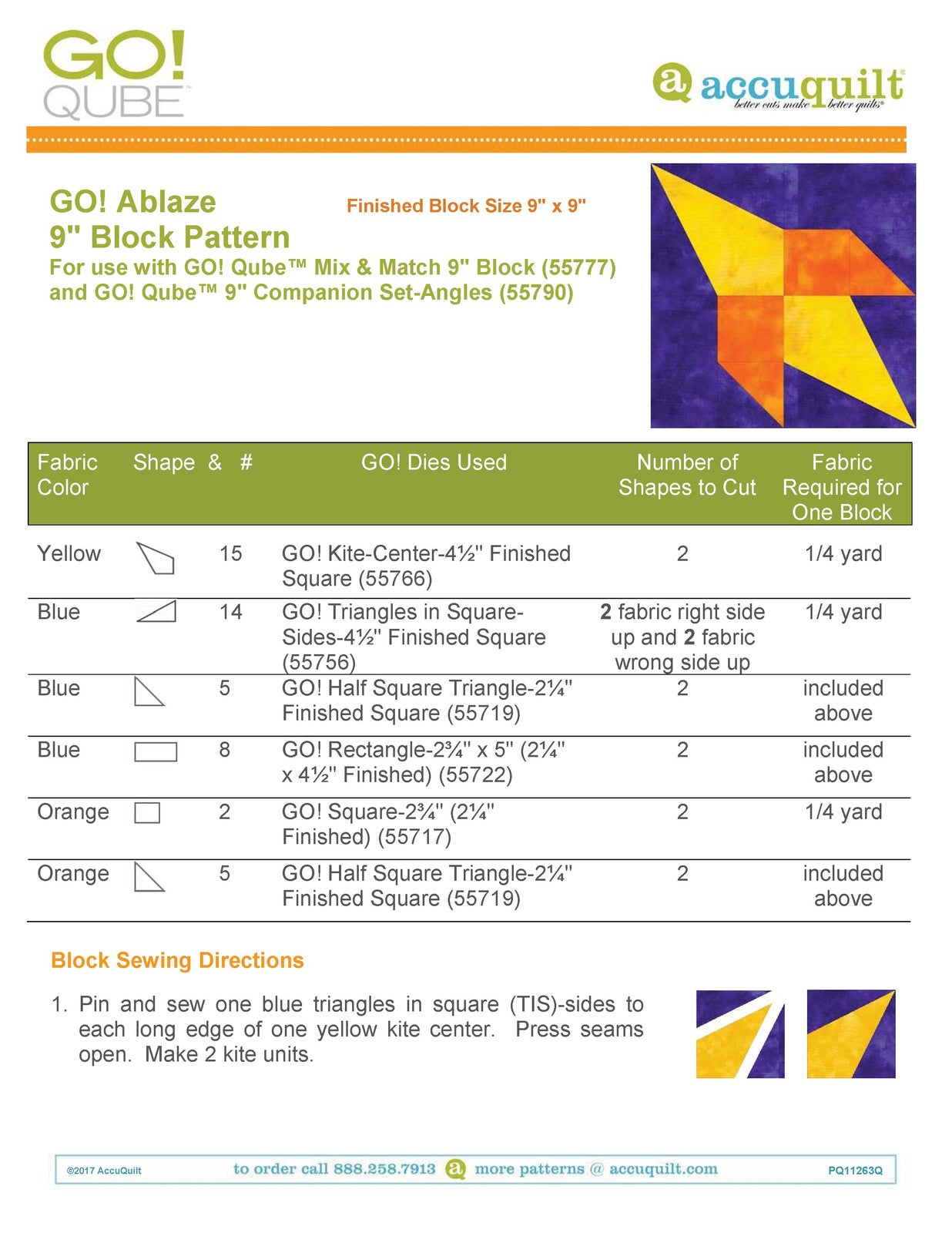 ACCUQUILT Go Qube 9" Angles - STEEL WIRE BOUND - PROTECTIVE COVERS