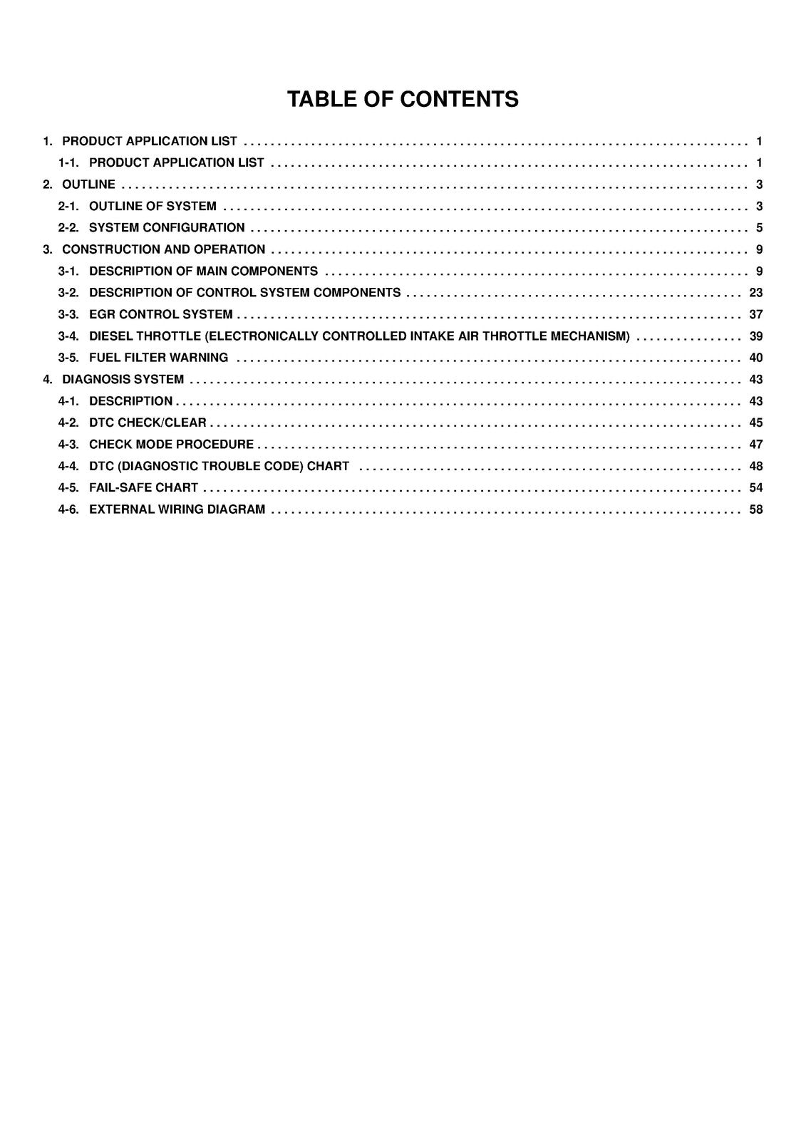 DENSO Toyota Hilux Innova 1KD 2KD Common Rail Service Manual 2004 - WIRE BOUND