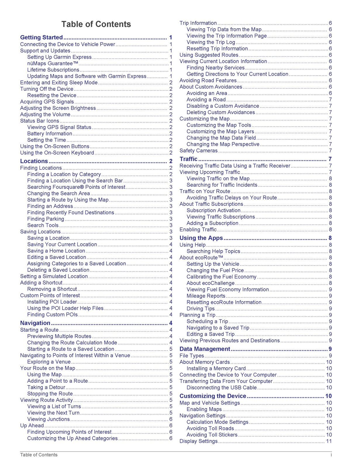 GARMIN Nuvi 57 58 67 68 Owners Manual - STEEL WIRE BOUND - PROTECTIVE COVERS