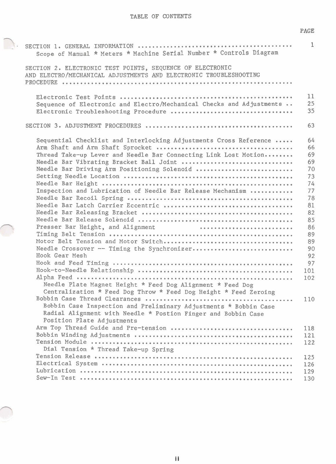 SINGER 2005A Sewing Machine Service Manual 1981 - WIRE BOUND - TOUGH COVERS