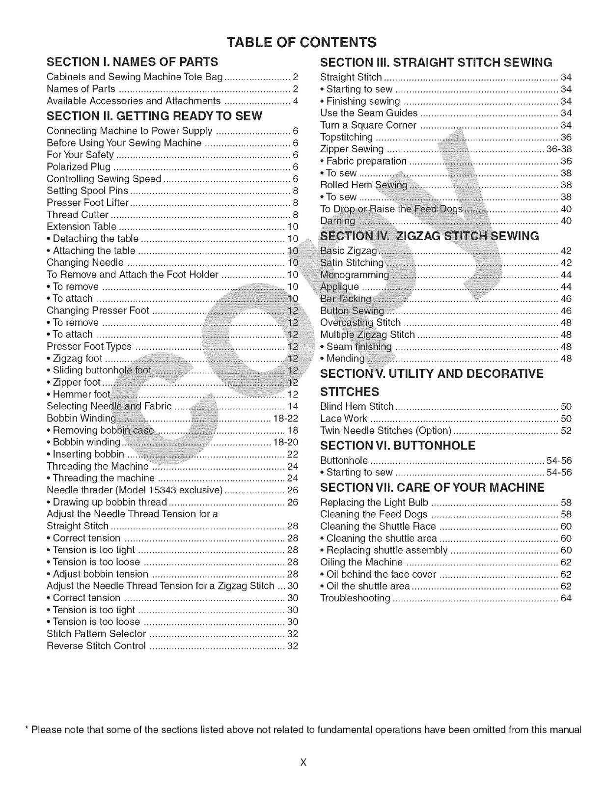 KENMORE 38515243 38515343 Sewing Machine Owners Manual - WIRE BOUND - COVERS