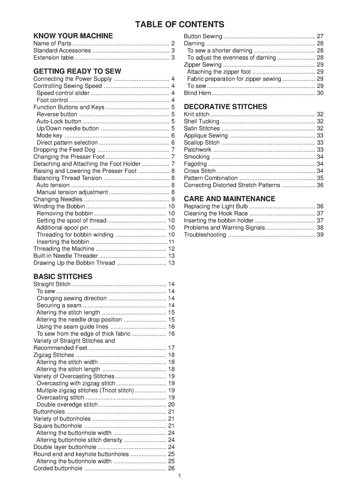 INSTRUCTION BOOK MODEL DC 3050 SEWING MACHINE MANUAL - WIRE BOUND - TOUGH COVERS