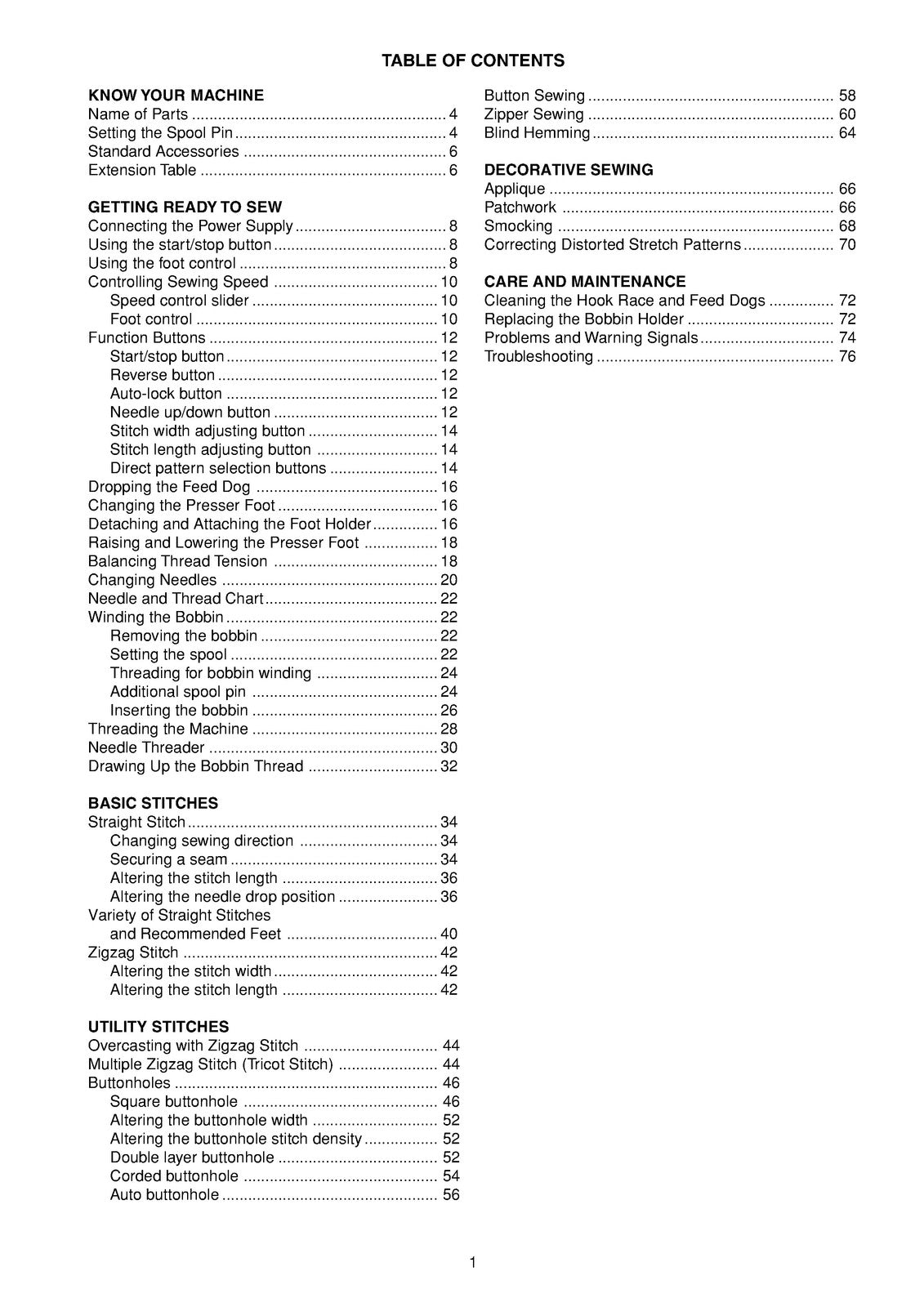 HANDI QUILTER HQ Stitch Model 210 Instruction Book Manual - WIRE BOUND - COVERS