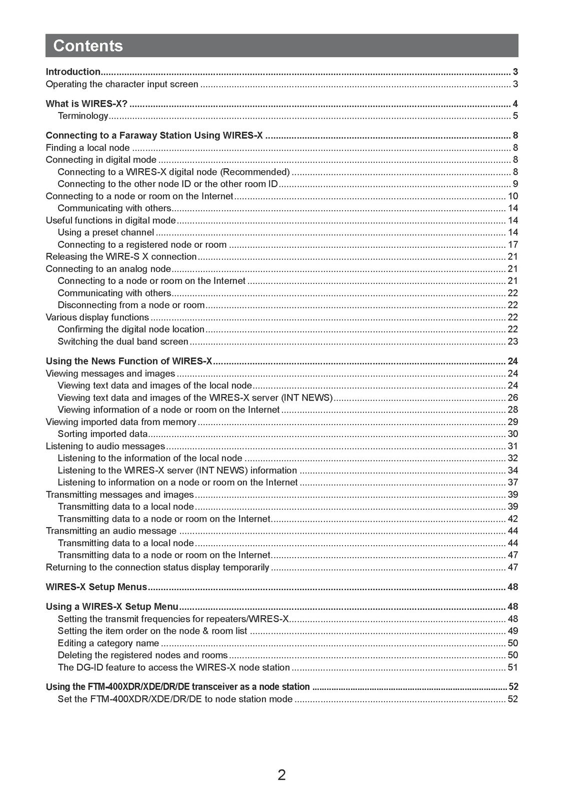 YAESU FTM-400XDR WIRES-X Edition Operating Manual 2017 - WIRE BOUND - COVERS
