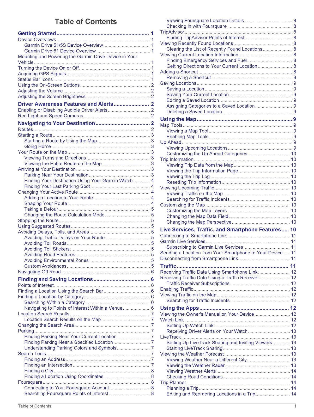 GARMIN Drive 51 5S 61 Owners Manual 2017 - STEEL WIRE BOUND - PROTECTIVE COVERS