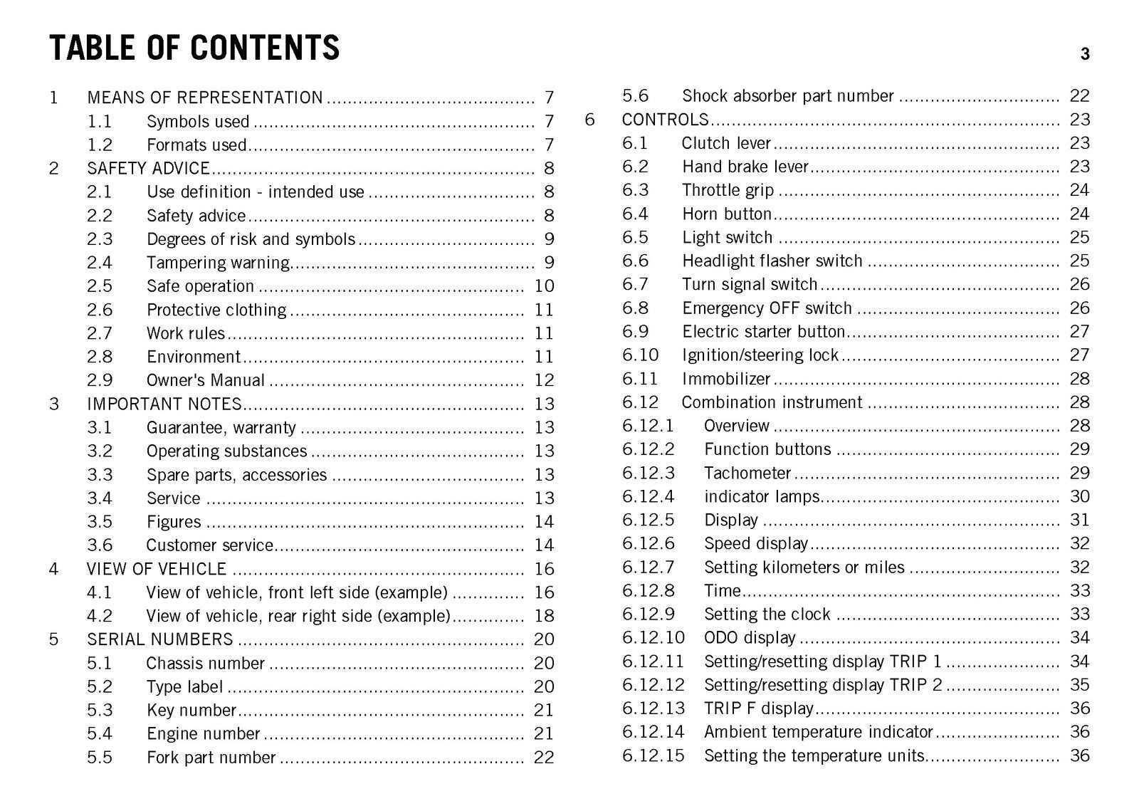 KTM 990 Supermoto T Owners Manual 2013 - STEEL WIRE BOUND - PROTECTIVE COVERS