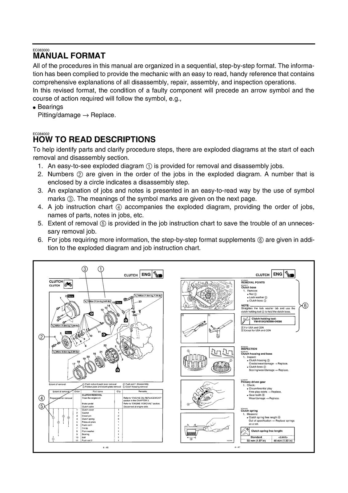 YAMAHA YZ426F Owners Service Manual 2002 Model - STEEL WIRE BOUND - TOUGH COVERS