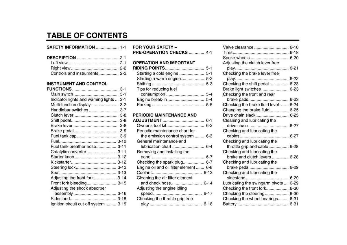 YAMAHA WR450F Owners Manual 2015 - STEEL WIRE BOUND - PROTECTIVE COVERS