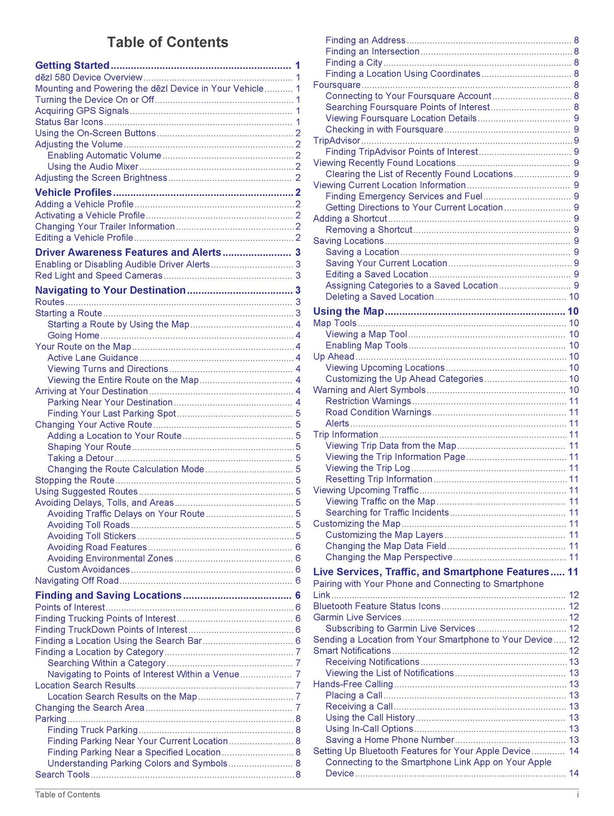GARMIN Dezl 580 Owners Manual 2017 - STEEL WIRE BOUND - PROTECTIVE COVERS