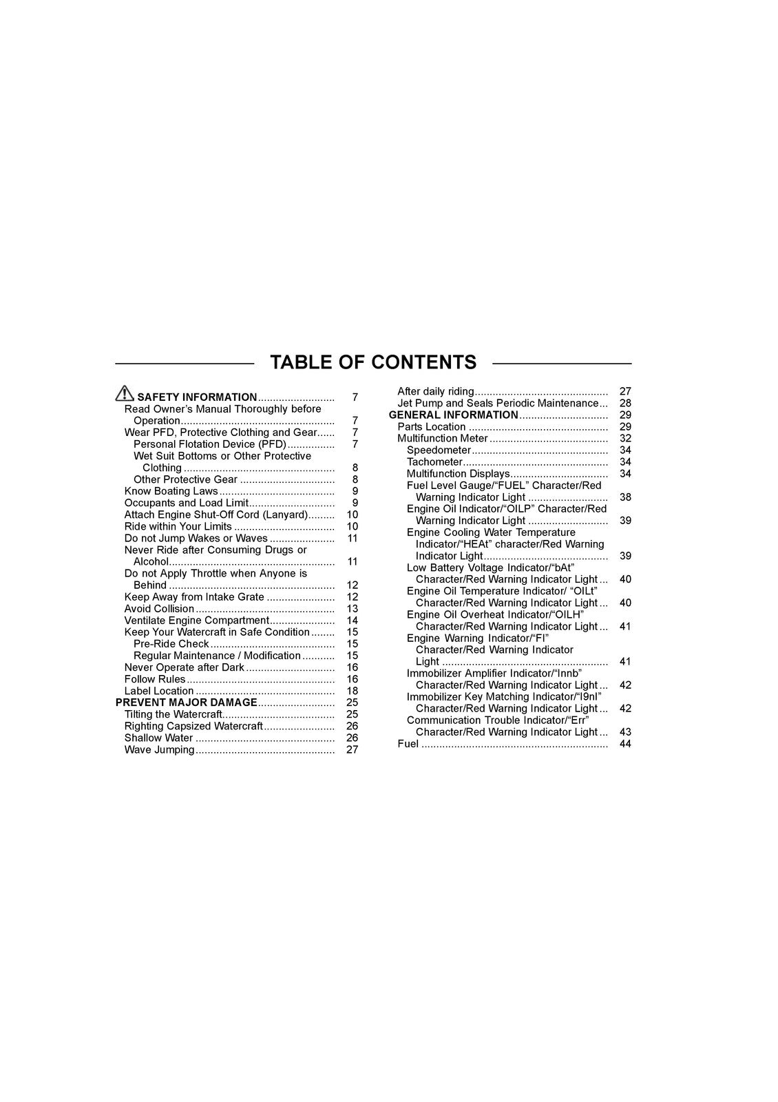 KAWASAKI JET SKI STX-15F Owners Manual 2015 - STEEL WIRE BOUND - TOUGH COVERS