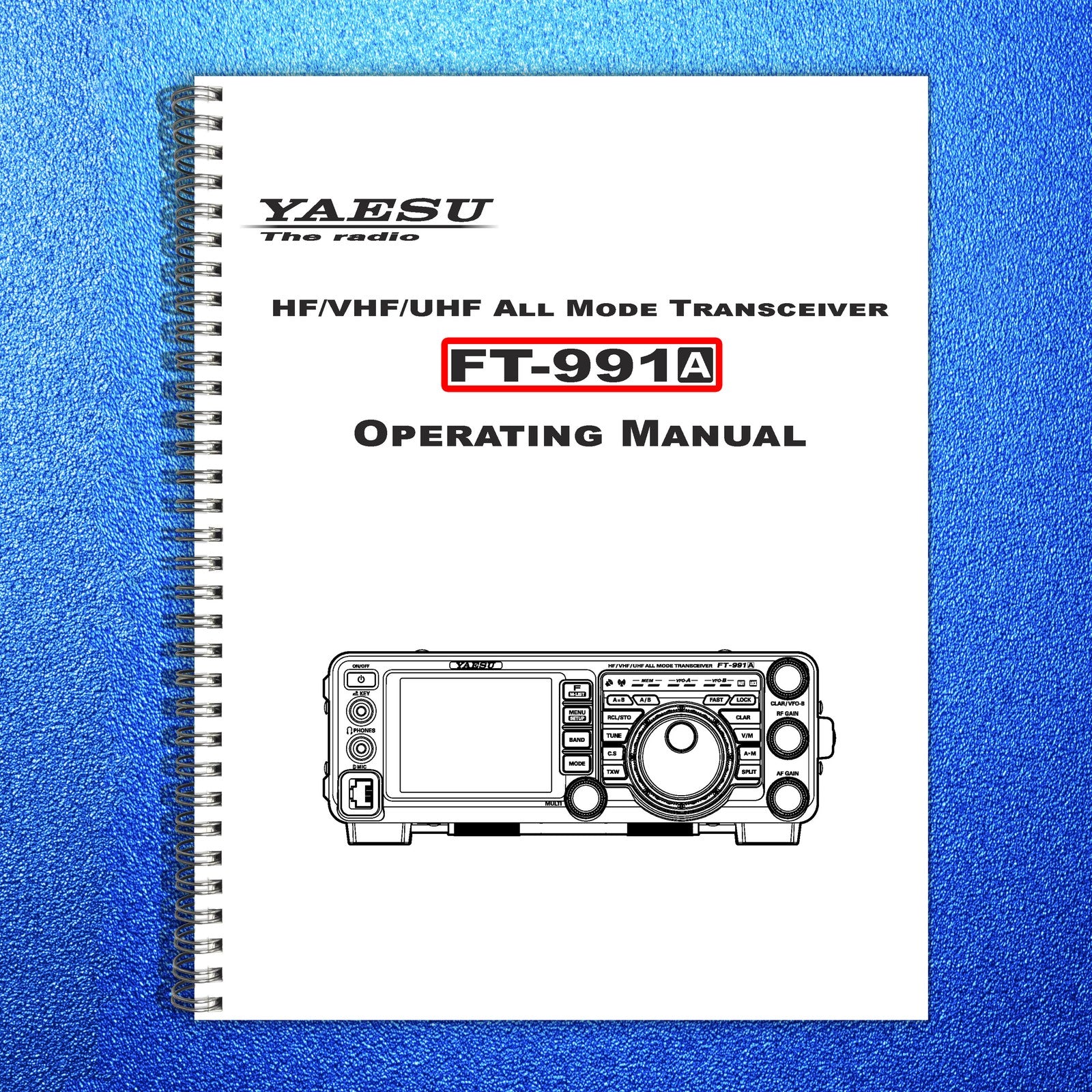 YAESU FT-991A FTDX101D FTDX101MP Operators Manual BUNDLE - WIRE BOUND - COVERS