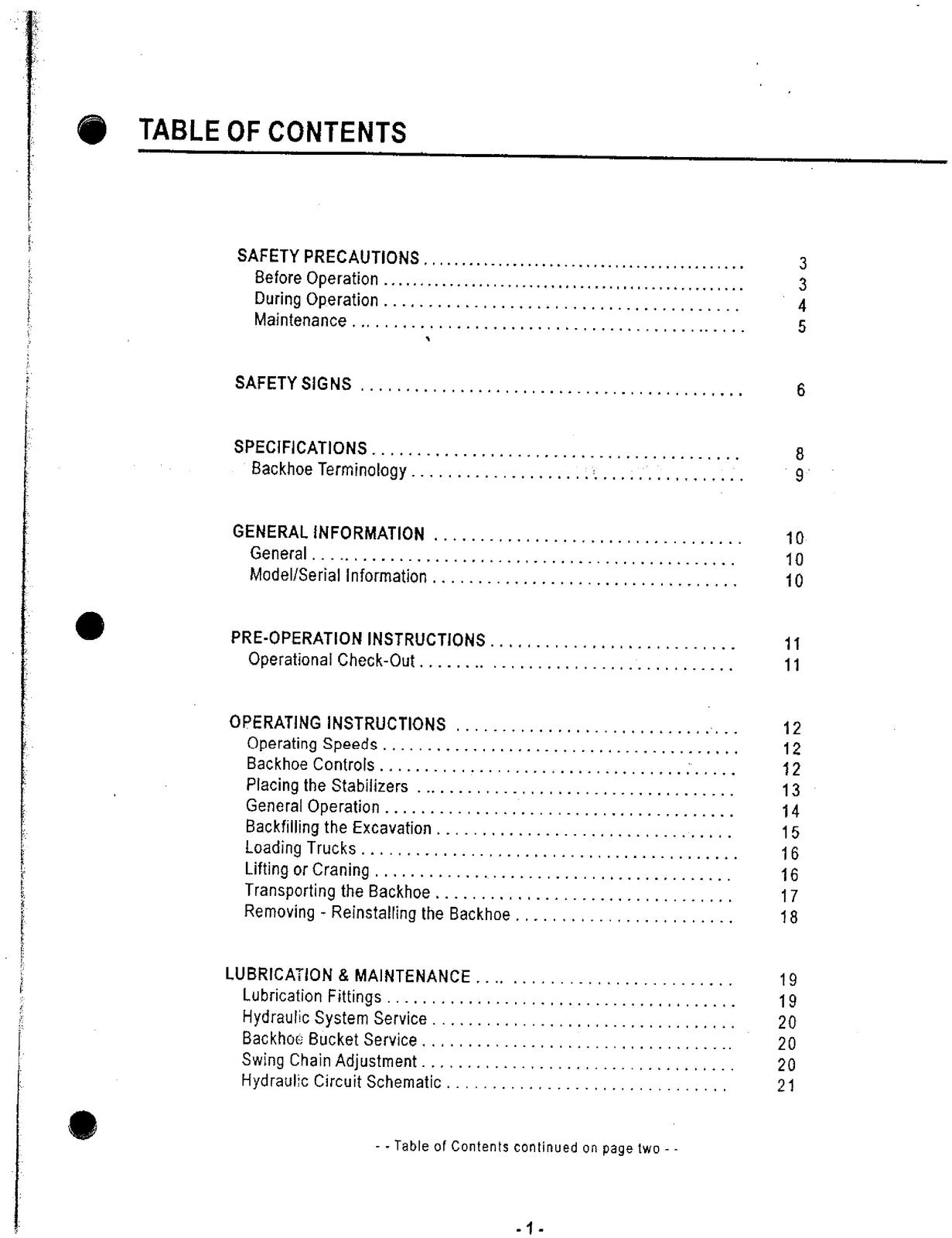 KUBOTA B4672A BL4690A Backhoe Operators  Parts Manual 2002 - WIRE BOUND