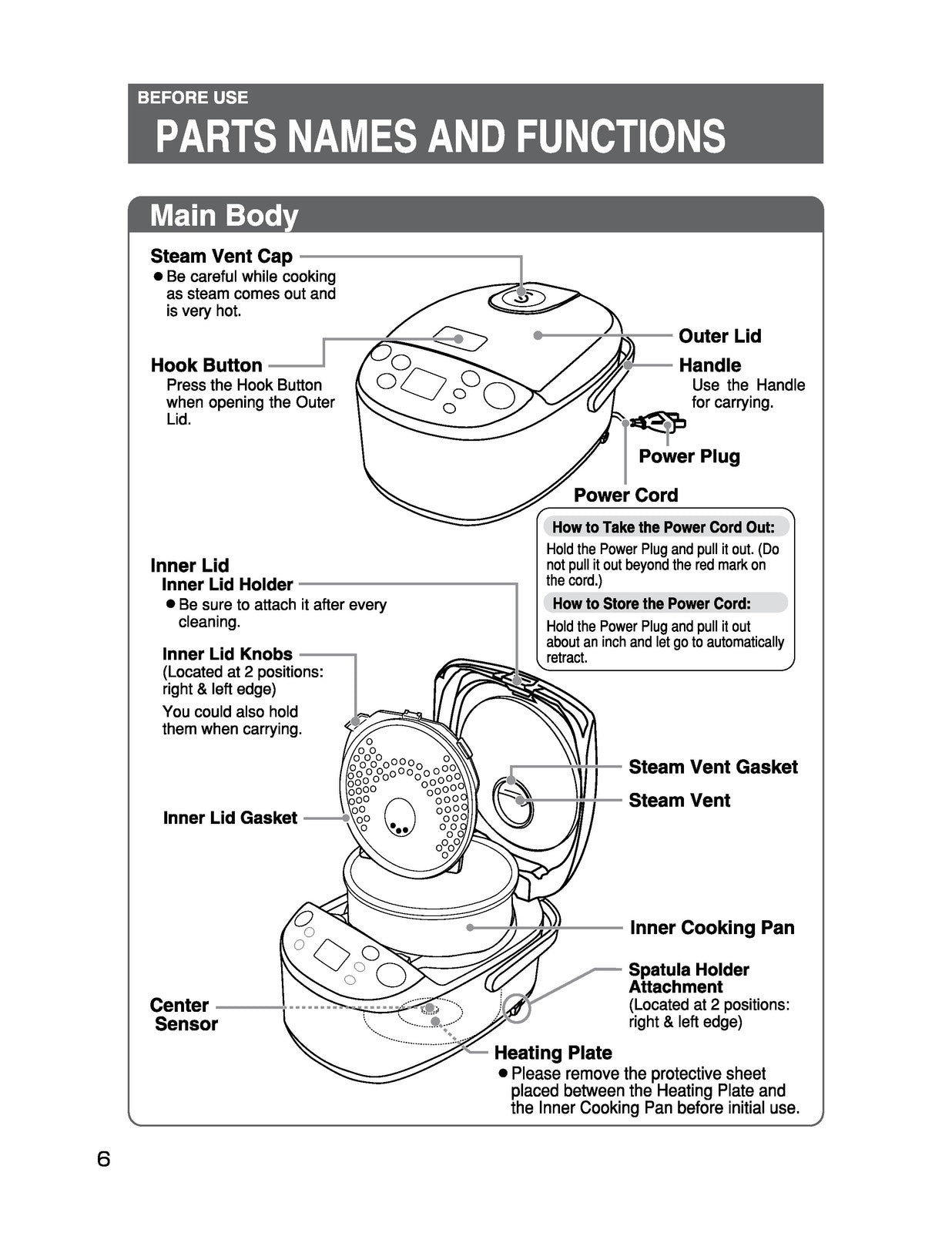 ZOJIRUSHI NS-LAC05 Micom Rice Cooker  Warmer Operating Instructions Manual
