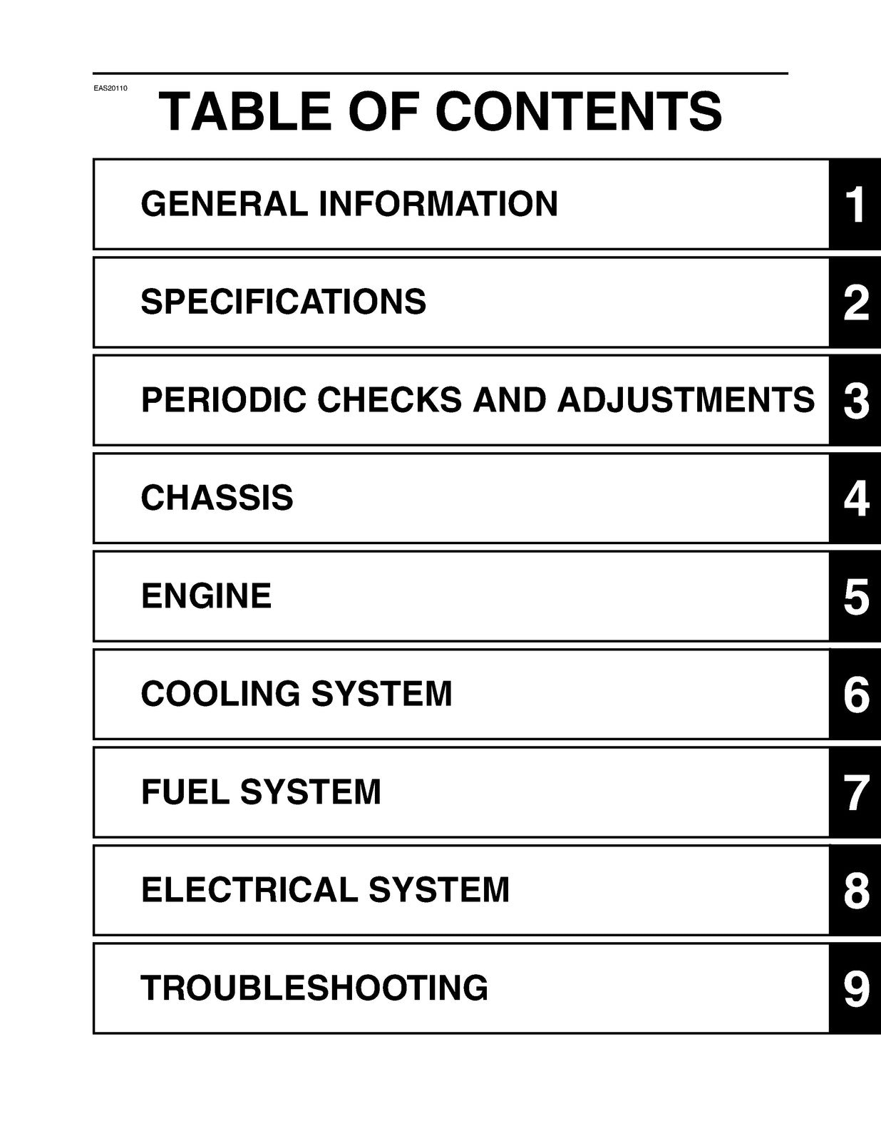 YAMAHA YZFR6V R6 Service Manual 2005 - BOUND - COVERS - XL FOLDOUT PAGES