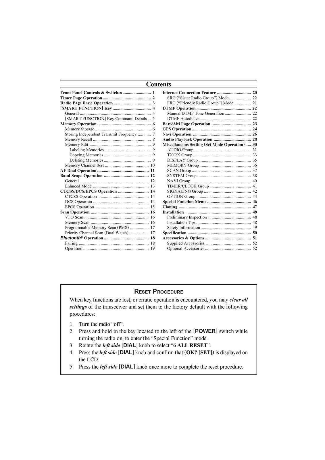 YAESU FTM-350R Dual Band FM Transceiver Operating Manual, FOLDOUTS