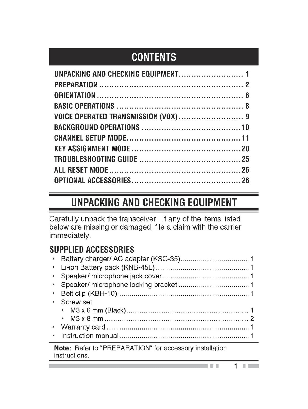 KENWOOD TK-2300 TK-3300 FM Transceiver Instruction Manual - WIRE BOUND - COVERS
