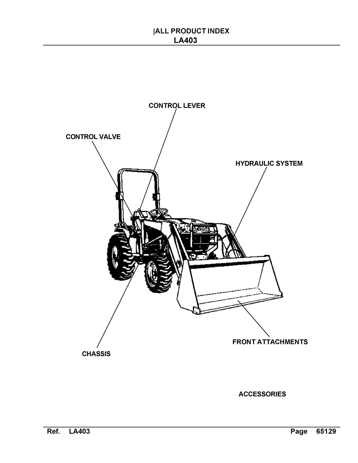 KUBOTA LA403 Loader Illustrated Parts List Manual - WIRE BOUND - TOUGH COVERS