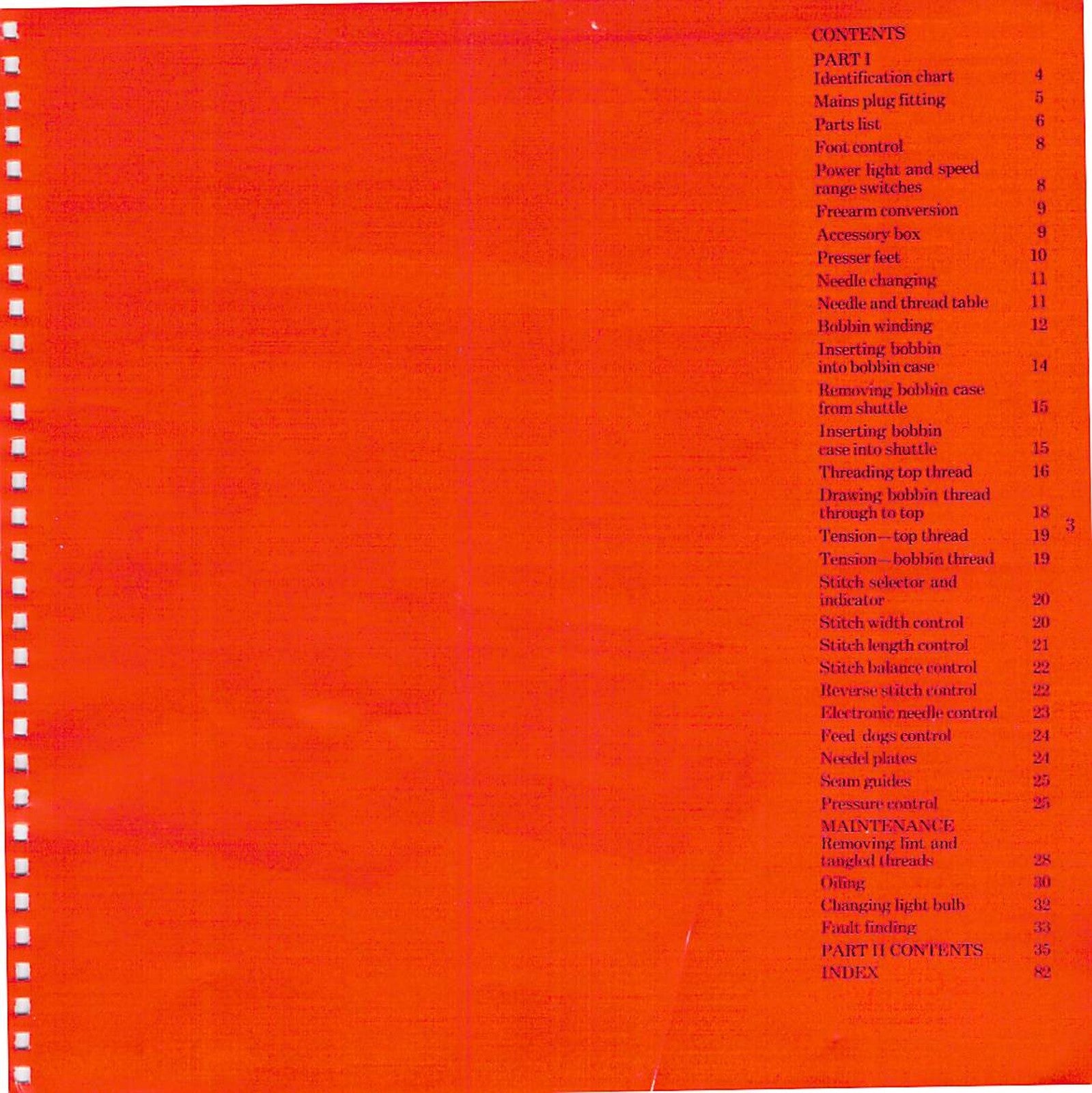 FRISTER ROSSMANN 1080 Sewing Machine Instruction Manual - WIRE BOUND - COVERS