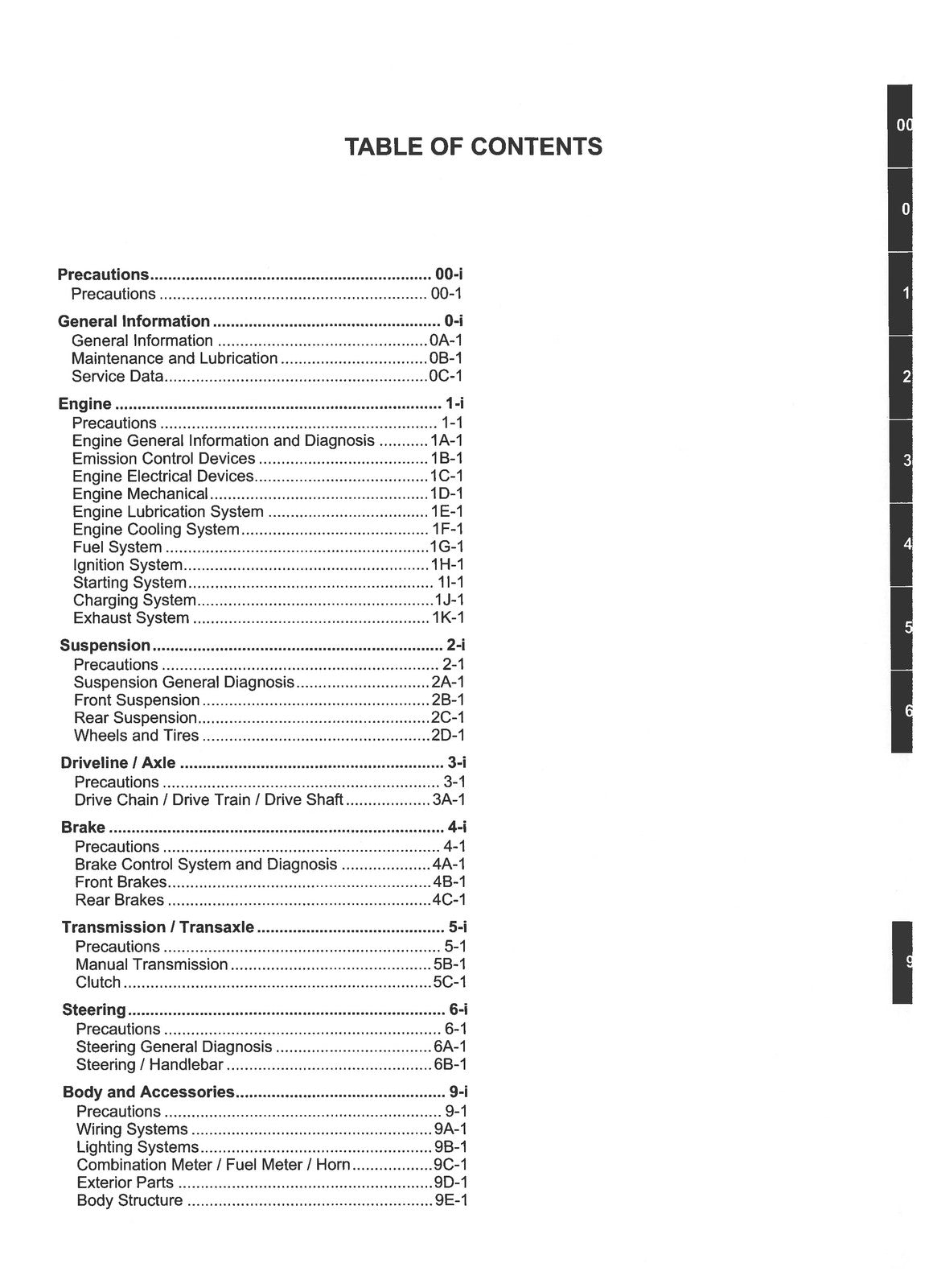 SUZUKI GSX-R600 L1 Motorcycle Service Manual 2011 - WIRE BOUND - TOUGH COVERS