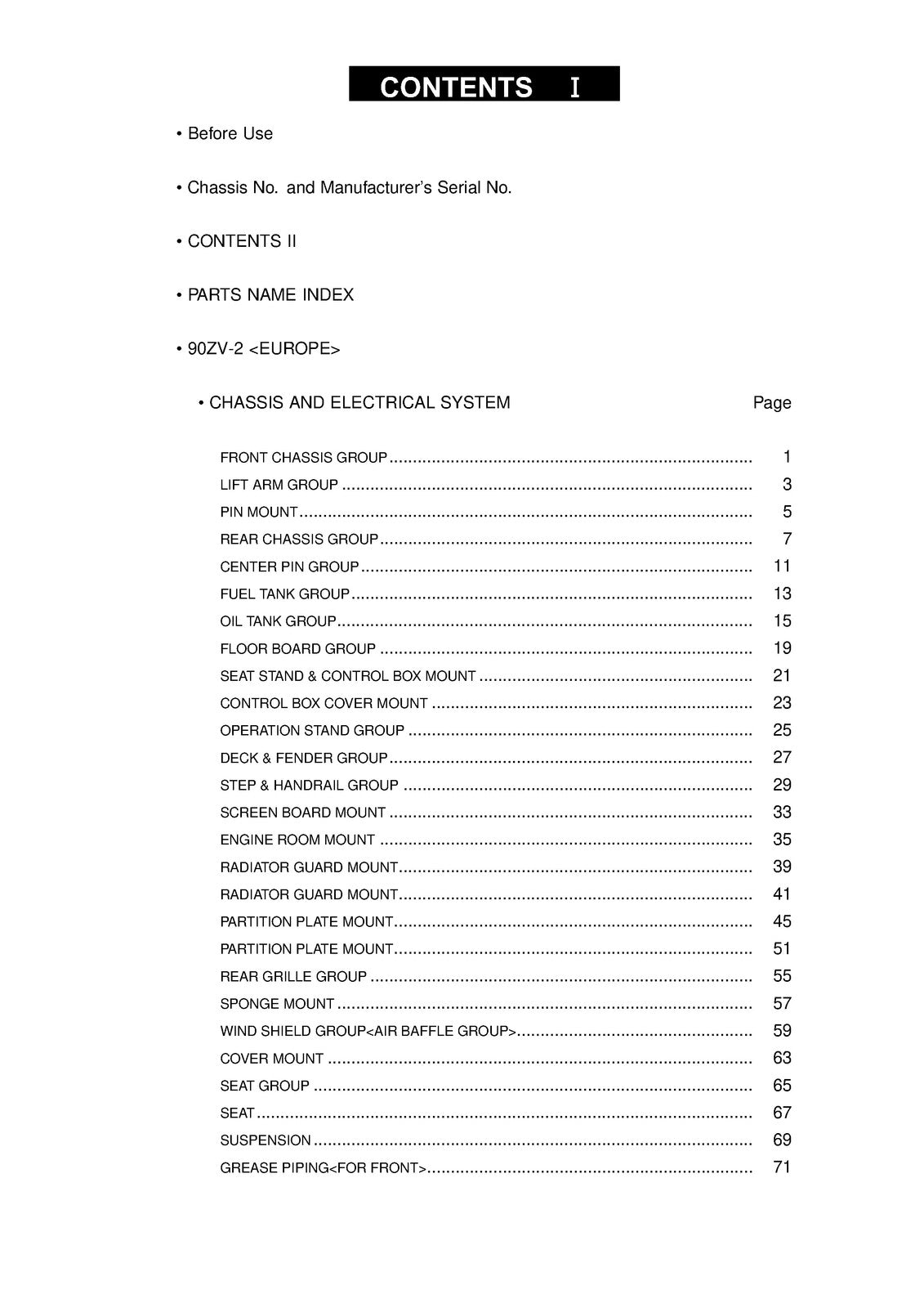 KAWASAKI 90ZV-2 Wheel Loader Parts Manual 2012 SN 90C5-9001 Up - WIRE BOUND