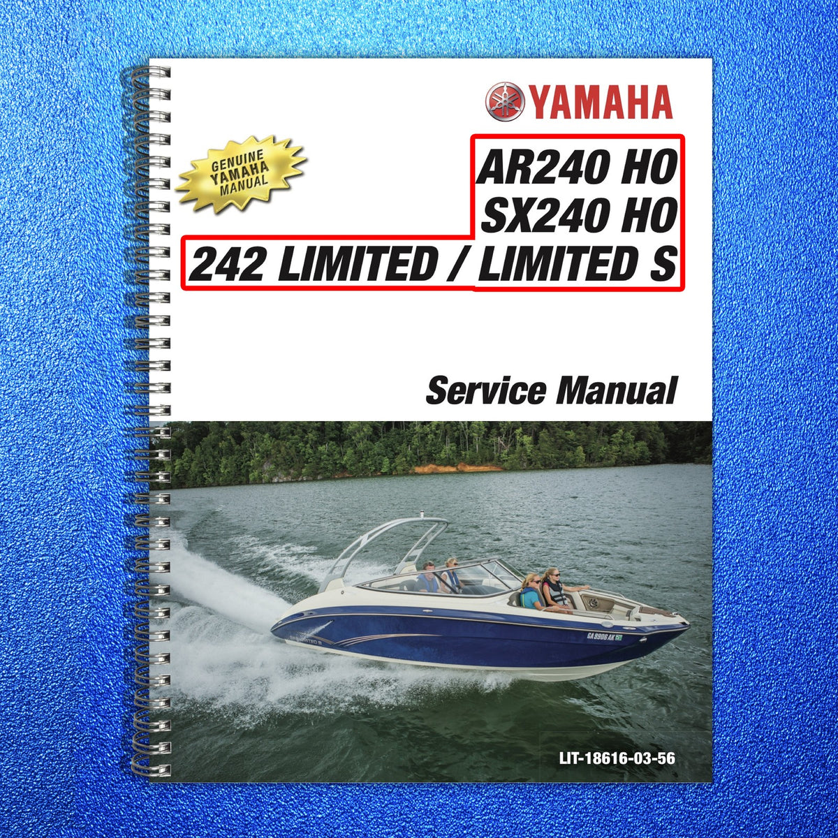 YAMAHA AR240 SX240 242 Limited S 242X Service & Operators Manual BUNDLE