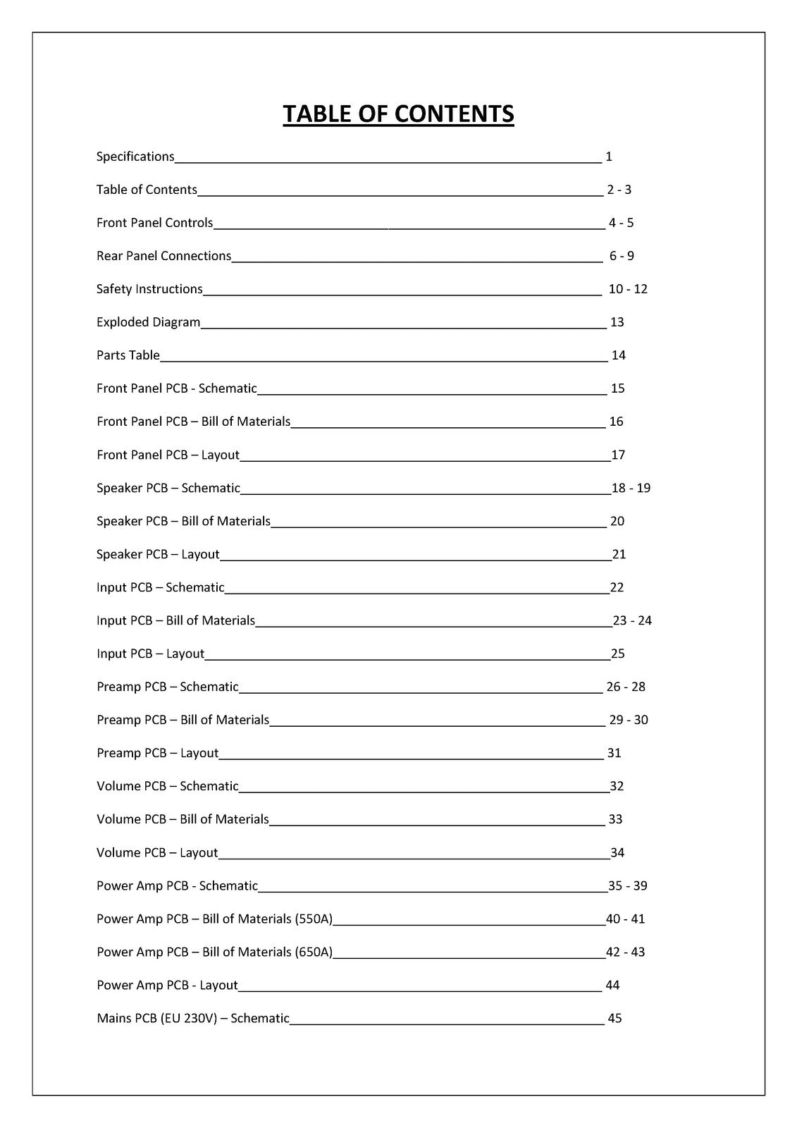 CAMBRIDGE AUDIO Azur 550A 650A Service Manual 2009 - BOUND - COVERS - FOLDOUTS