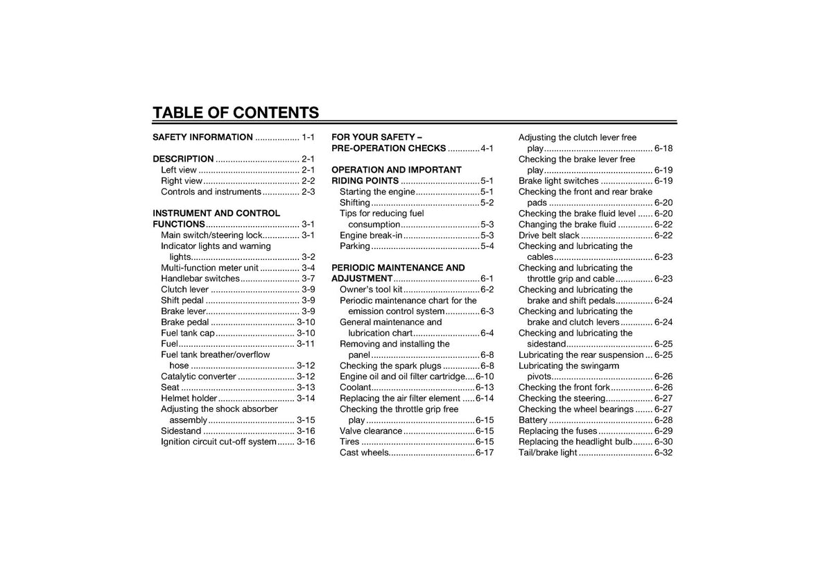 YAMAHA XVS1300CU Motorcycle Owners Manual 2014 - STEEL WIRE BOUND - TOUGH COVERS