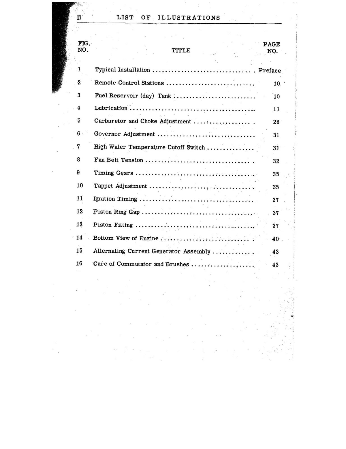 ONAN 903-0008 GO Spec A-K Genset Operators Manual - WIRE BOUND - TOUGH COVERS