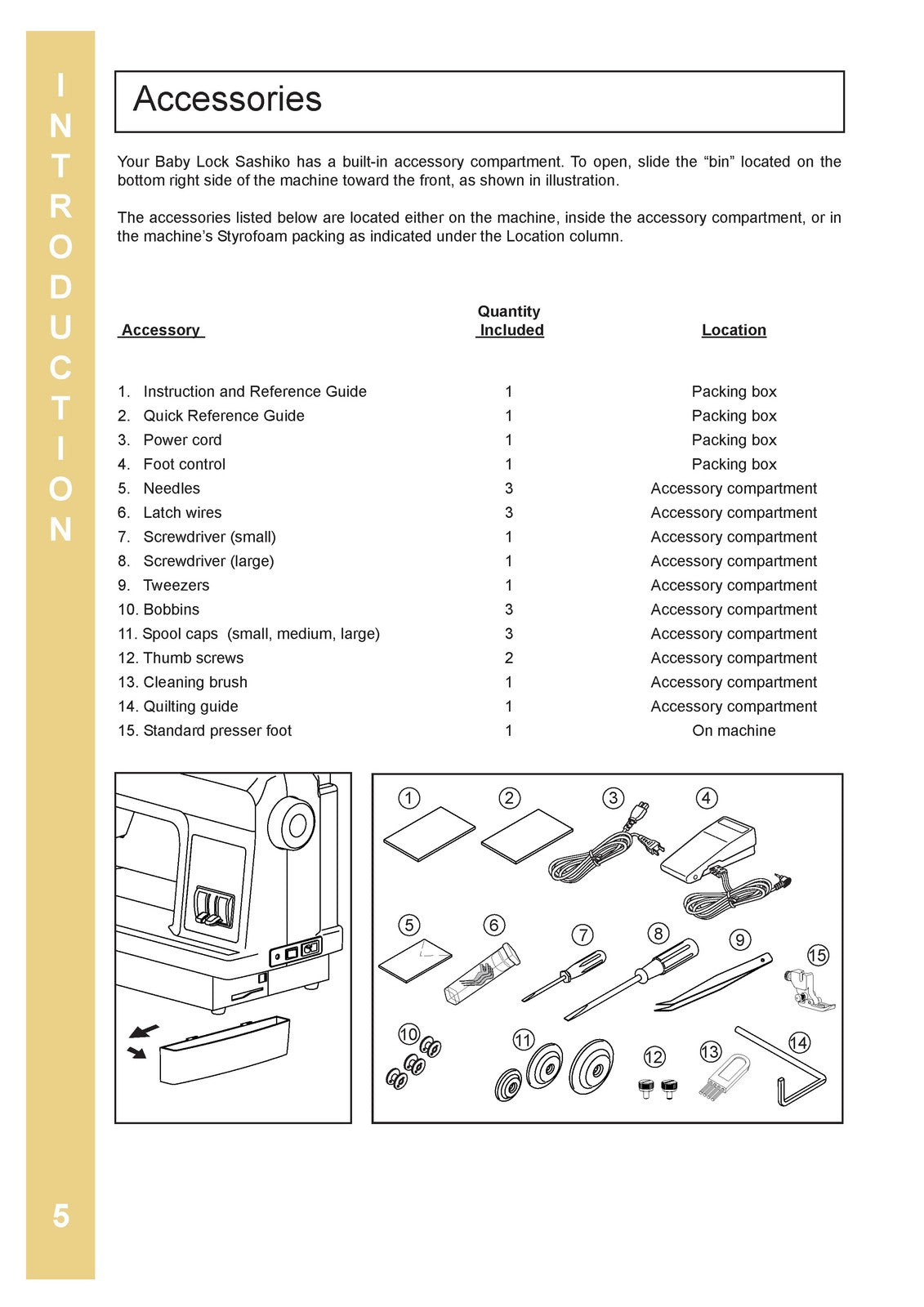BABY LOCK Sashiko 2 BLQK2 Sewing Machine Instruction Manual - WIRE BOUND