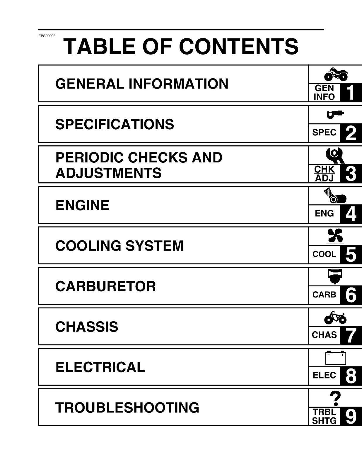 YAMAHA YFZ450S ATV Service Manual 2003 - BOUND - COVERS - XL FOLDOUT PAGES