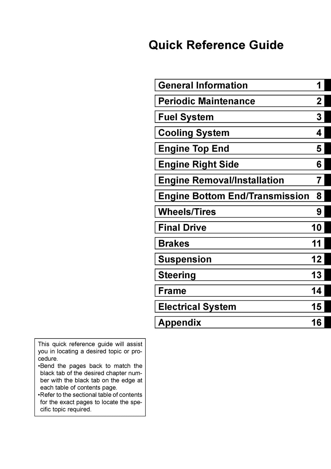 KAWASAKI KX85 KX85-II KX100 Motorcycle Service Manual - WIRE BOUND - COVERS