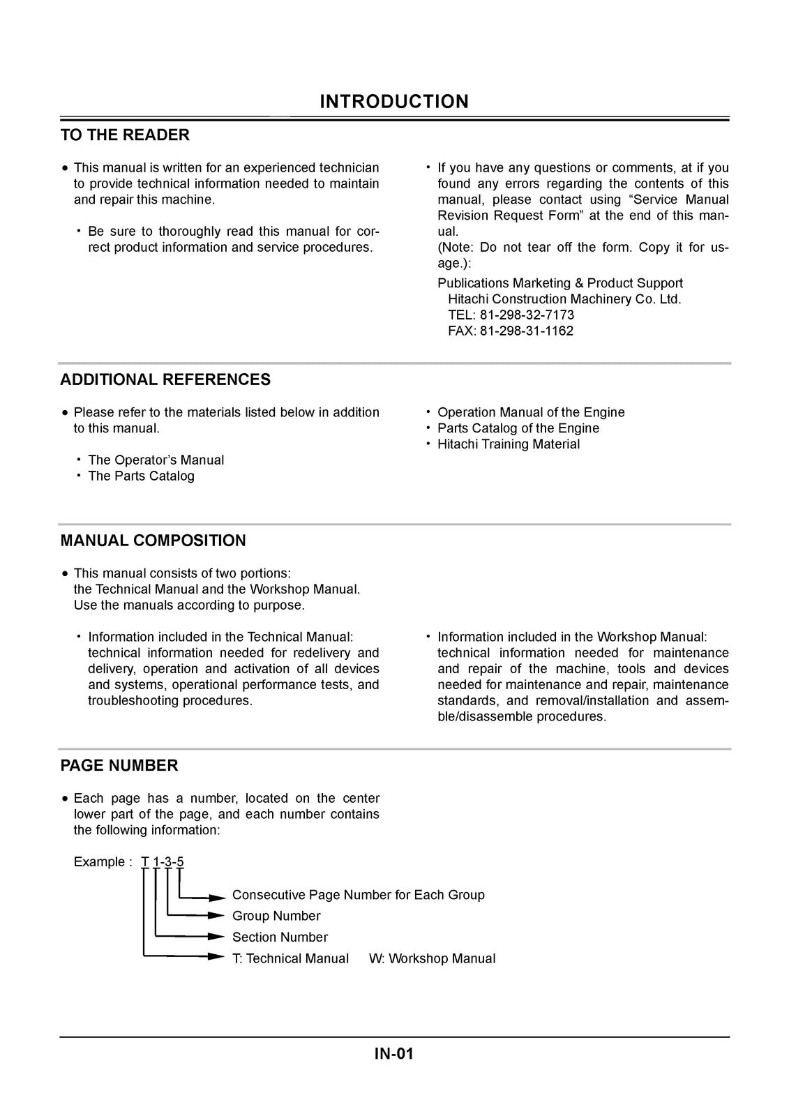 HITACHI ZAXIS 40U-2 50U-2 EXCAVATOR TECHNICAL MANUAL - WIRE BOUND - TOUGH COVERS