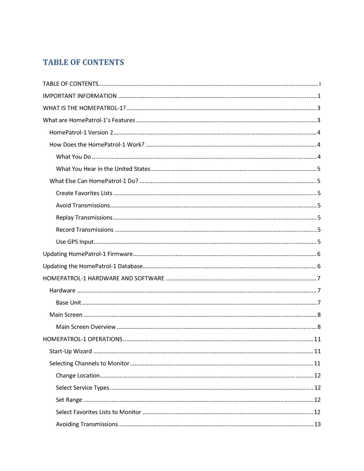 UNIDEN HomePatrol-1 Owners Manual 2011 - STEEL WIRE BOUND - PROTECTIVE COVERS