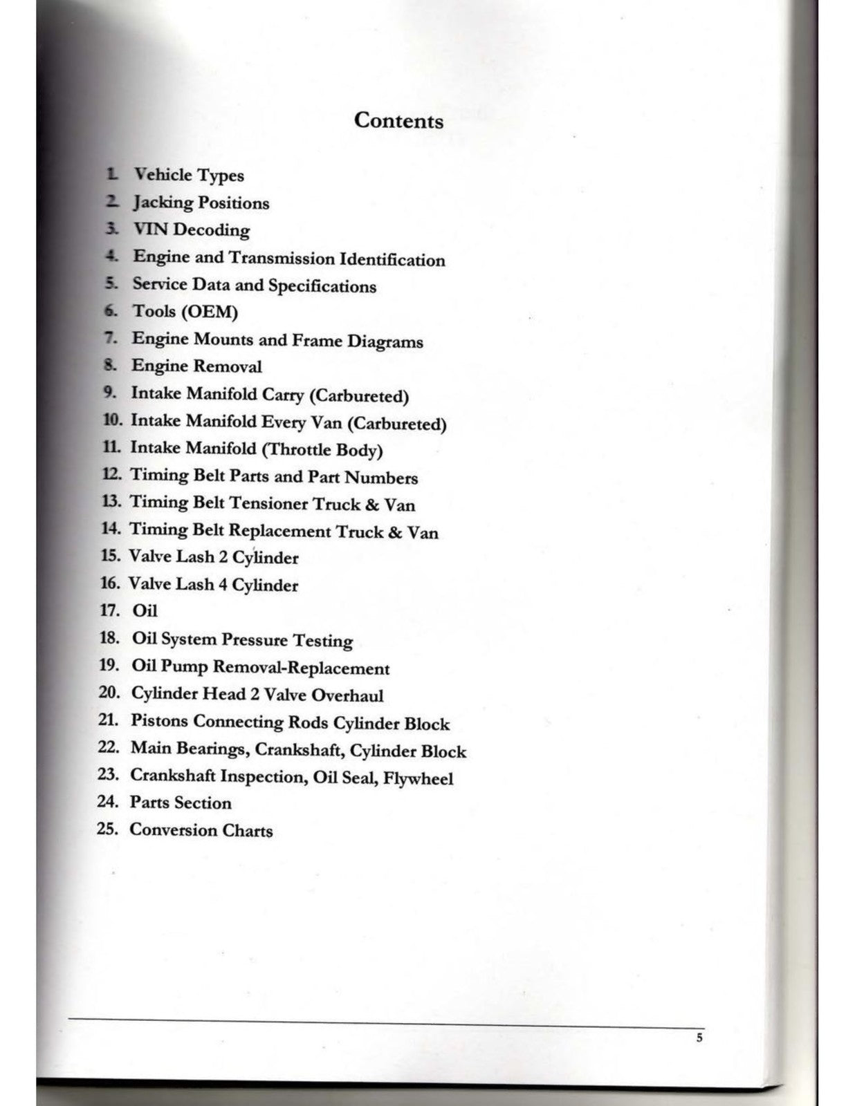 SUZUKI Carry Every F6A Engine Service Manual 2008 - WIRE BOUND - TOUGH COVERS
