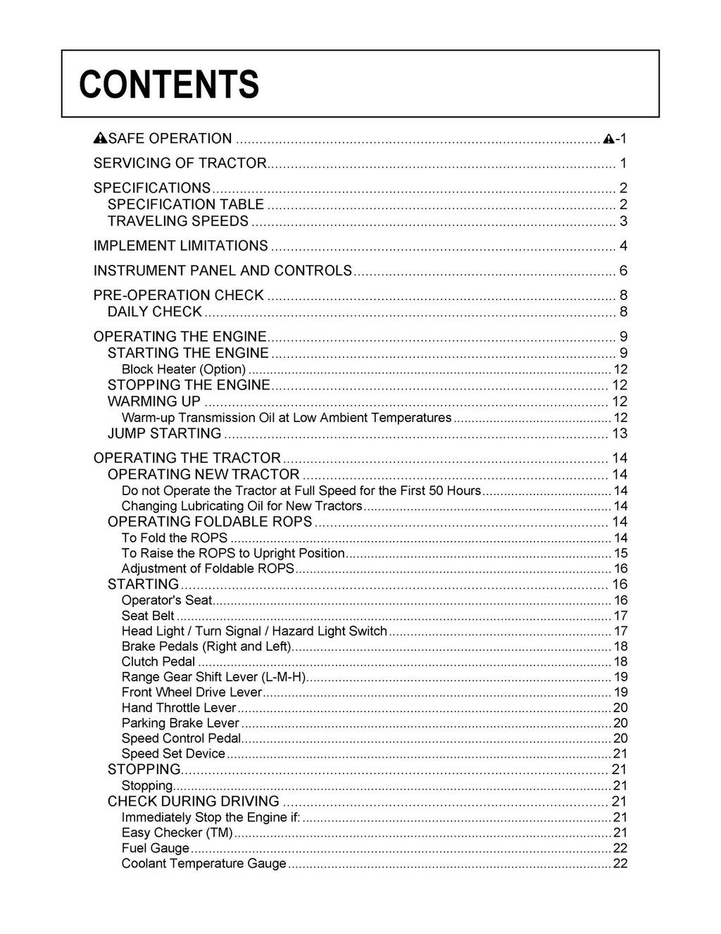 KUBOTA B3200 B3300SU OPERATORS MANUAL - STEEL WIRE BOUND - TOUGH COVERS