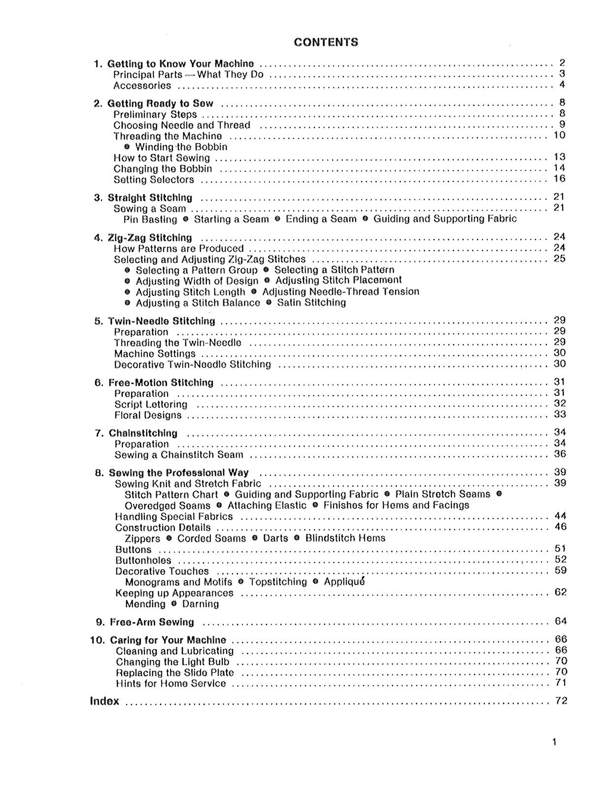 SINGER 290 Sewing Machine Instruction Manual - STEEL WIRE BOUND - TOUGH COVERS