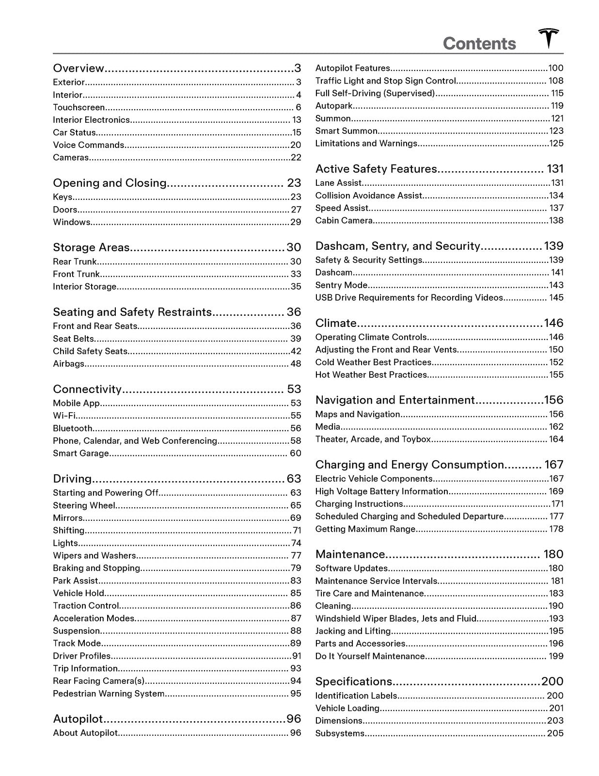 TESLA Model 3 2024 Owners Manual - STEEL WIRE BOUND - PROTECTIVE COVERS