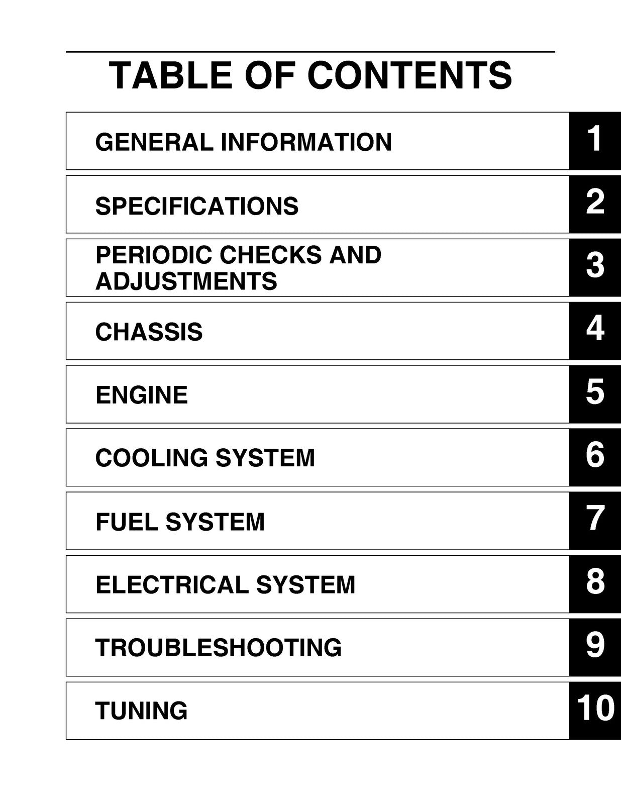 YAMAHA YZ250F Owners Service Manual 2017 - BOUND - COVERS - XL FOLDOUT PAGES