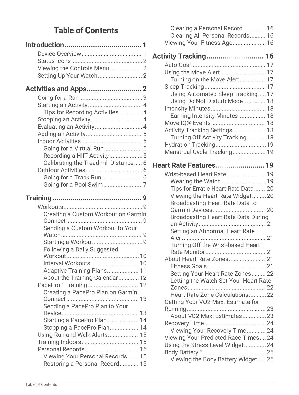 GARMIN Forerunner 55 Owners Manual 2021 - STEEL WIRE BOUND - PROTECTIVE COVERS