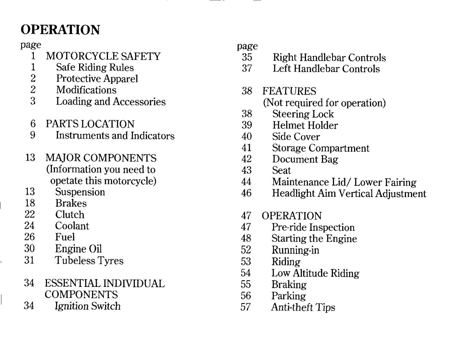HONDA CBR600F Motorcycle Owners Manual 1996 - STEEL WIRE BOUND - TOUGH COVERS