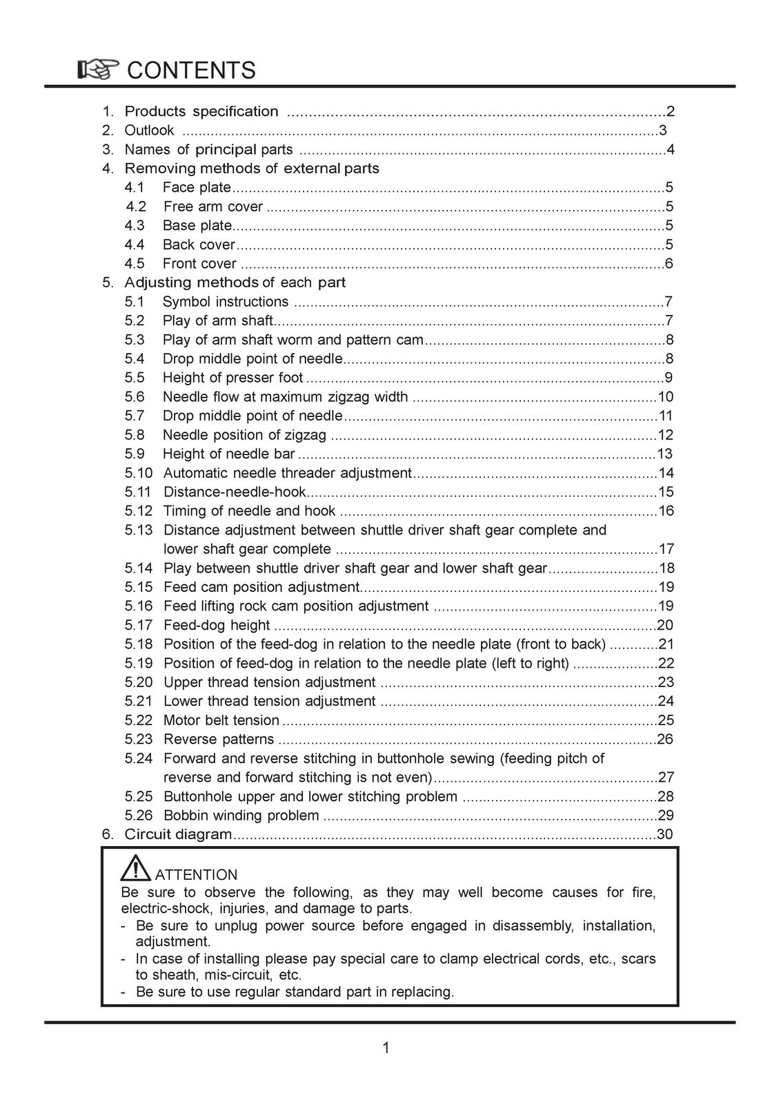 EVER SEWN Sparrow 15 Series Service Manual - STEEL WIRE BOUND - TOUGH COVERS