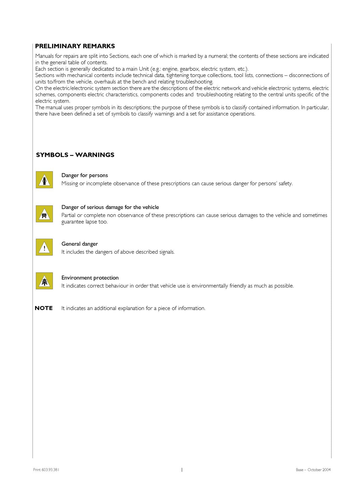 IVECO Eurocargo Tector 6T To 10T Repair Manual 2004 - BOUND - COVERS - FOLDOUTS